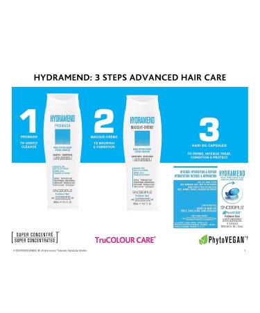 HYDRAMEND Hydrating Conditioner & 1-Minute Hair Mask with Argan Oil - Intense Hydration & Repair for All Hair Types (10.1 Fl Oz - Buy Online on GoSupps.com