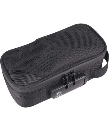 FIREDOG Smell Proof Bag with Lock - Carbon Lined Odor Proof Container for Travel Storage (Black, 8x4x2.75 Inch) - Buy Online on GoSupps.com