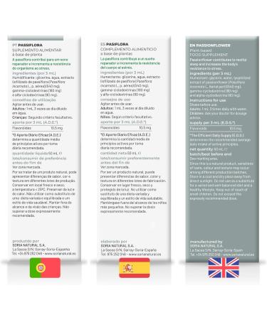  Soria Natural Soria Natural Passionflower Extract - Calm Sleep and Deep Relaxation - Natural Soothing - For Serene Nights Pack of 2 x 50ml - Buy Online on GoSupps.com