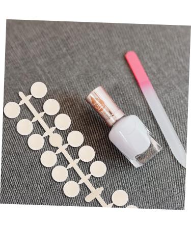 FOMIYES 24 Sets Nail Display Board Clear Nail Varnish Real Hair Side Fringe Nail Color Display Chart Nail Display Chart Fake Plastic Nail Color Display Board Nail Polish White 3d Template - Buy Online on GoSupps.com