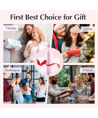 JIASHENG USB Electric Nail Drill | Portable Electric Nail File for Acrylic & Gel Nails | Professional Manicure & Pedicure Kit | Pink - Perfect for Home & Salon Use - Buy Online on GoSupps.com