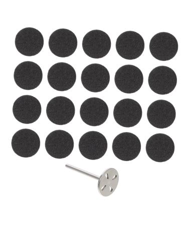 2 Sets Nail Polishing Sheets Nail Accessories Nail Art Tool Mini Nail File Manicure Sanding Tool Electric Grinding Slices Dead Skin Polishing Slices Manicure Sandpaper Disc Grinder Healvian