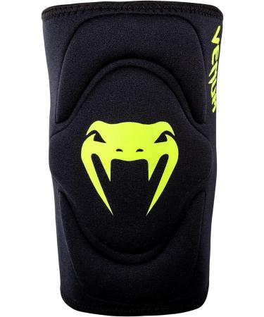 Venum Kontact Gel Knee Pad  Black/Neo Yellow  Small - Buy Online on GoSupps.com