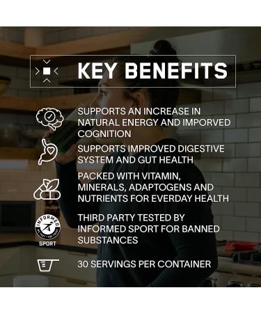 Bare Performance Nutrition BPN Strong Greens Superfood Powder - Lemon | Energy Boost, Digestive Support, Antioxidants | Non-GMO, Gluten-Free | 30 Servings - Buy Online on GoSupps.com