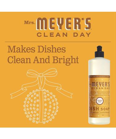 MRS. MEYER'S CLEAN DAY Liquid Dish Soap - Biodegradable Orange Clove Limited Edition 16 oz | Eco-Friendly Dishwashing Solution for International Shipping - Buy Online on GoSupps.com