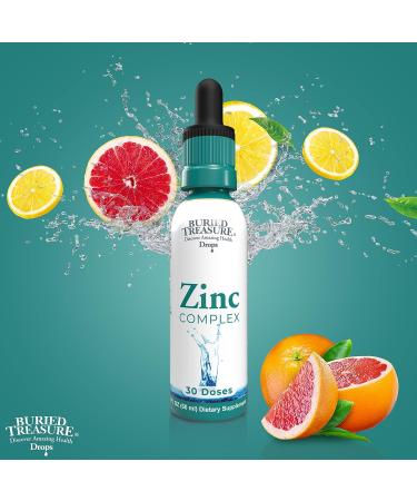 Zinc Complex Drops - Powerful & Absorbable Zinc Supplement - Buy Online on GoSupps.com