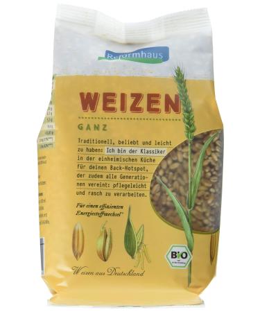 Health food store whole organic wheat pack of 6 (6 x 500 g)