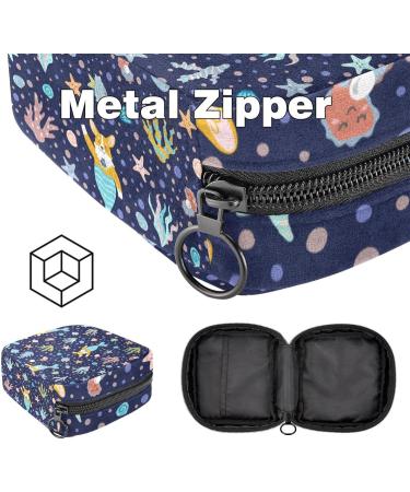 Funny Corgi Mermaid Storage Bag - Stylish Menstrual Pad & Cup Holder for Teens & Women - Buy Online on GoSupps.com