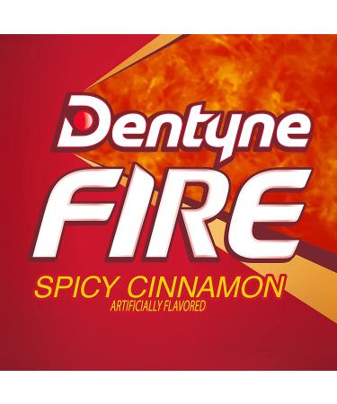 Dentyne Fire Spicy Cinnamon Sugar Free Gum - Pack of 9 (144 Pieces) - Buy Online on GoSupps.com