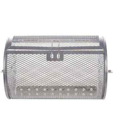 Spactz 12 x 18 cm Stainless Steel Swivel Cage for Roasted Coffee Beans Roasted Nuts Toasted Cage - Buy Online on GoSupps.com