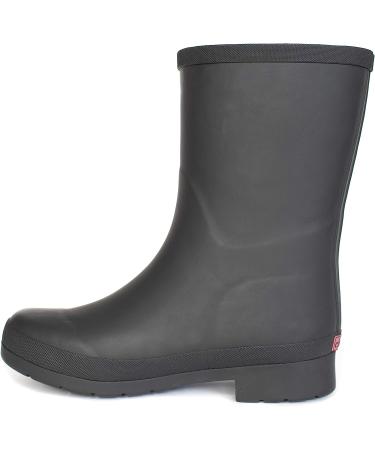 Chooka Women's Waterproof Mid-Height Rain Boot - Delridge Black - Size 8 - Buy Online on GoSupps.com
