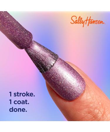 Sally Hansen Insta-Dri Holo-Glow Lustrous Lilac Nail Polish - Quick Dry Long Lasting Metallic Purple | 0.3 Fl Oz - Buy Online on GoSupps.com