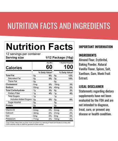 Kalifornia Keto Pumpkin Cookie Mix - Low Carb, Keto Friendly, Gluten Free & Dairy Free Snacks - Buy Online on GoSupps.com
