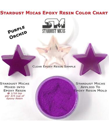 Stardust Micas Pigment Powder - 10g Jar Purple Orchid | Cosmetic Grade Colorant for Makeup, Soap Making, Epoxy Resin & DIY Crafting Projects - Buy Online on GoSupps.com