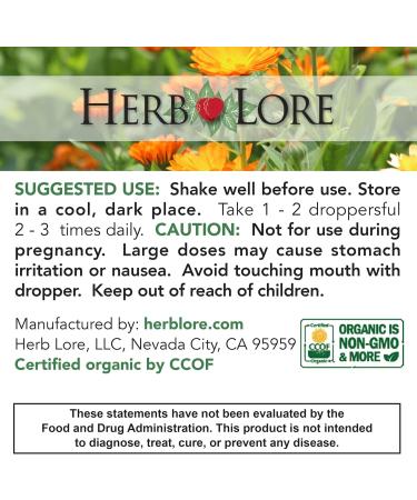 Herb Lore Organic Blessed Thistle for Breastfeeding Support - Liquid Lactation Supplement - 4 fl oz - Buy Online on GoSupps.com