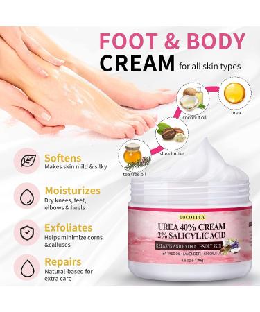 LUCOTIYA Pedicure Kit: Foot Soak Set, Callus Remover, Foot File, Urea Cream, Aloe Lavender - Pedicure Supplies for Dry Cracked Feet - Buy Online on GoSupps.com