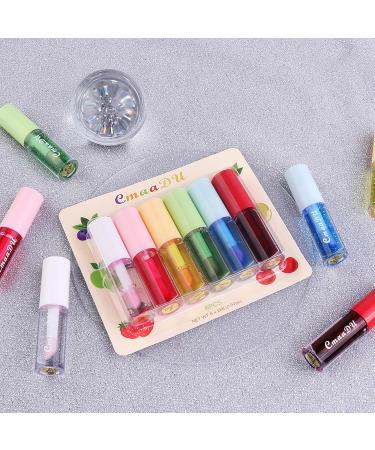 6 Pcs Lip Oil Set - Plumping Tinted Lip Gloss Moisturizing High Shine Non-Sticky Finish - Buy Online on GoSupps.com