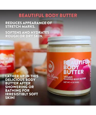 Little Moon Essentials Body Butter | Vegan Stretch Mark Cream | Cocoa Butter & Vitamin E Pregnancy Lotion - Cruelty-Free | International Shipping - Buy Online on GoSupps.com