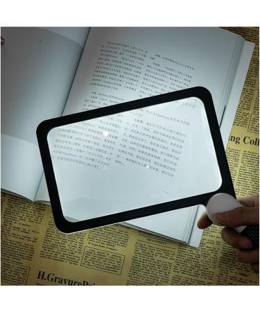 Foldable Magnifying Light with Gluing Handle Foldable Reading Magnifier 48 LED Lights for Old People Seniors for Books Reading - Buy Online on GoSupps.com