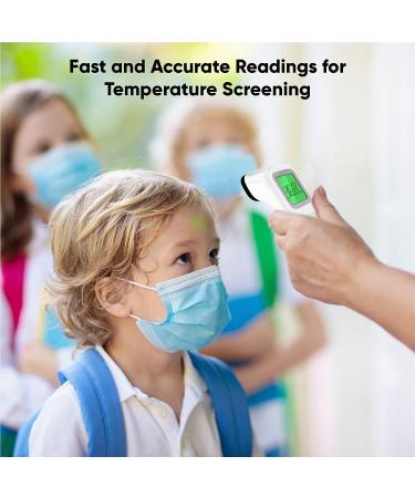 4-in-1 Contactless Infrared Digital Thermometer for Forehead, Room, Liquid & Object Temperature - Suitable for All Ages - Buy Online on GoSupps.com