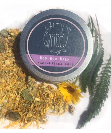 The Ilex Wood Herbal Healing Salve Boo Boo Balm For Skin Irritation Scrapes Bites And Stings Palm Oil Free - 3.38 Oz - Buy Online on GoSupps.com