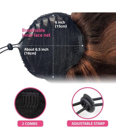 Allyreetress Highlight Yaki Drawstring Ponytail Extension for Black Women Kinky Staight Up Down Pony Tail Synthetic Hair Extensions 20 Inches 2 Clip in 20 inches HL4/30 - Buy Online on GoSupps.com