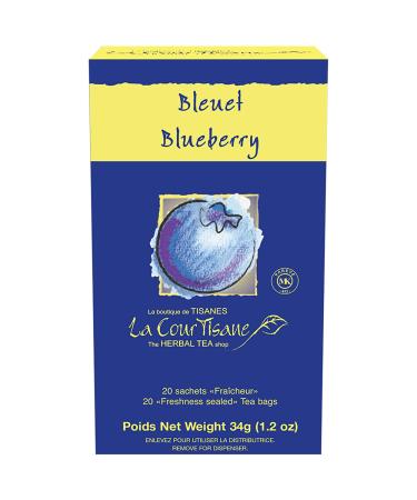 La Courtisane Herbal Tea Blueberry Kosher Gluten-Free 20 Count 34g