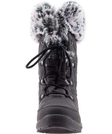 ArcticShield Women's Anna Waterproof Insulated Snow Boots | Size 8, Black - Buy Online on GoSupps.com