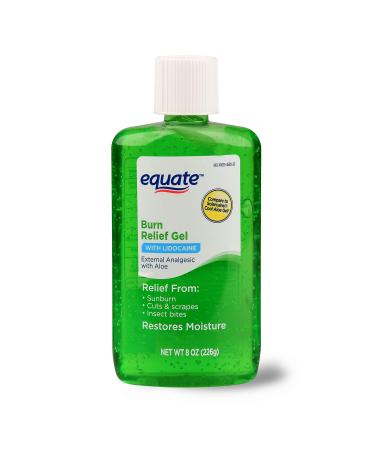 Equate Burn Relief Gel with Lidocaine 8 oz