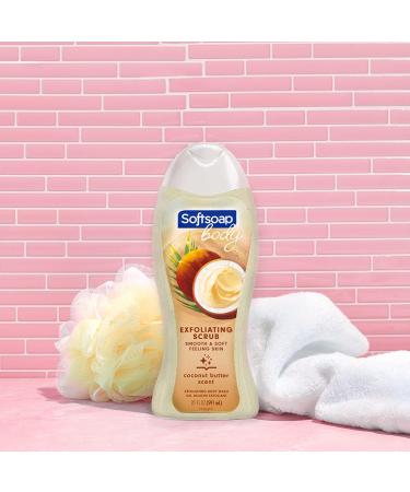Softsoap Coconut Butter Scrub Exfoliating Body Wash - 20oz - Buy Online on GoSupps.com