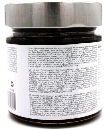 Raw Buckwheat Honey - 300g- 100% Natural Harvested in the Breton regions a pure and unique honey. - Buy Online on GoSupps.com
