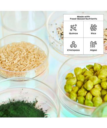 Wholier Plant-Based Multivitamin with Omega-3 DHA, EPA, Vitamin D, B12, Zinc, K2, Iron, Iodine, Selenium - 60 Count Glass Bottle - Buy Online on GoSupps.com