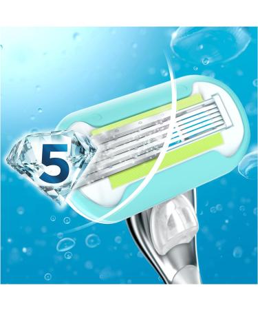 Gillette Venus Extra Smooth Women's Razor + 1 Razor Blade Refill & Travel Case Gift Set Ideas for Her/Mum Platinum - Buy Online on GoSupps.com