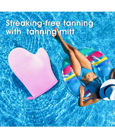 Sibba Tanning Mitt 2 PCS - Self Tan Remover & Foam Applicator for Dark Gradual Lotion Sunless Tanning Kit for Face & Body - Fast Drying Solution for Perfect Tan - Buy Online on GoSupps.com