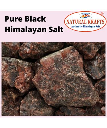 Himalayan Black Salt - Kala Namak Coarse - 1kg Kala Namak - Contains 84+ Minerals - Perfect for Cooking - Buy Online on GoSupps.com