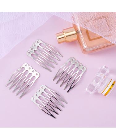 ANCIRS 50 Pack Metal Hair Side Combs for Women - Bridal Wedding Hair Accessories - White - Buy Online on GoSupps.com