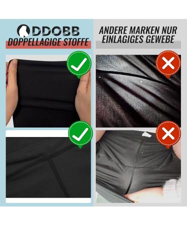 Buy Ddobb Women's High Waist Sport Shorts - Opaque Yoga Leggings & Cycling Pants for Outdoor Fitness - Summer Essentials - Buy Online on GoSupps.com
