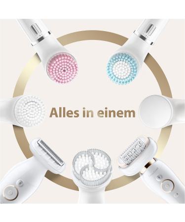 Braun Silk- pil 9 Flex Beauty Set | Women's Epilator & Facespa | 9 Attachments & Travel Bag | Perfect Gift for Women - 9100 White/Gold - Buy Online on GoSupps.com