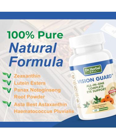 DR. HERBAL WELL Vision Guard All in One Complete Eye Support 60 Capsules - Buy Online on GoSupps.com