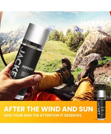 JACKET Hydrating Night Serum| Enriched with High Concentration Aloe Algin and Red Seaweed Extract | Anti-Aging Serum | Powerful Moisturizer for After Sun Care - For Sensive Skin and All Skin Types - Buy Online on GoSupps.com