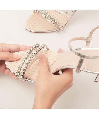 FLEXZENSE Anti-Sliding Pads Open Toe - 1 Pair, Champagne Gold - Maximum Cushioning to Reduce Foot Slip - Buy Online on GoSupps.com