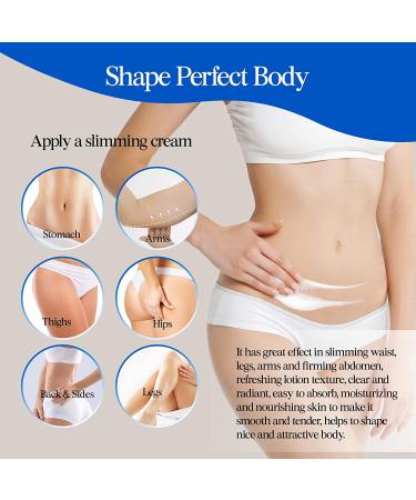 Hot Cream for Belly Fat Burner - Slimming, Firming & Anti-Cellulite for Women and Men - Waist, Abdomen, and Buttocks Shaping - 5.6 oz - Buy Online on GoSupps.com