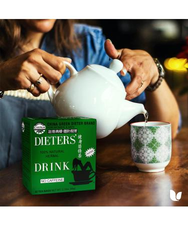 Uncle Lee's China Green Weight Loss Tea with Senna - 30 Count Caffeine-Free Herbal Tea Bags for Slimming and Constipation Relief - Buy Online on GoSupps.com