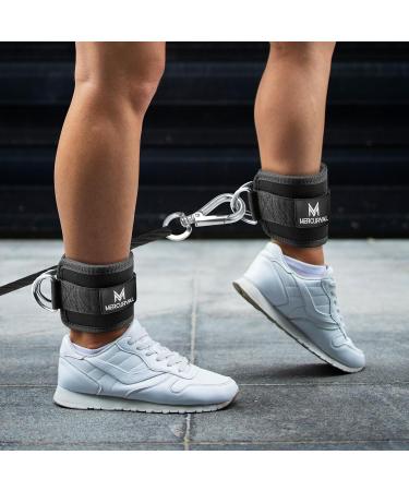 Mercury Pack 2 Fitness Foot Lift Cable Train - Ankle Straps & Foot Cuffs for Leg Workouts - Durable Gym Accessories for Men & Women - Buy Online on GoSupps.com