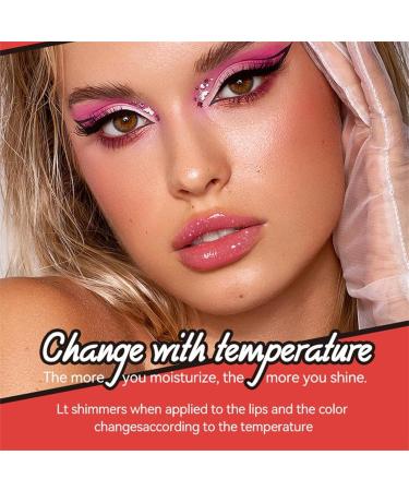 Black Glitter Lip Gloss Diamond Shimmer Nourishing Lipstick Non-sticky Long Lasting Moisturizing Lip Gloss Liquid Lip Gloss Lip Gloss for Women - Buy Online on GoSupps.com