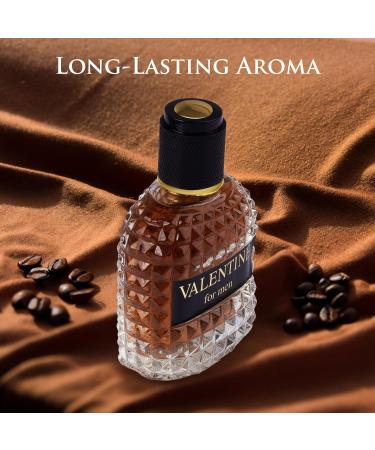 Valentine for Men EDP 3.4 fl Oz- Top Notes of Woody & Outdoor of Sweet Myrtle & Zesty Bergamot - Middle Scent of Roasted Coffee Bean Chocolate & Hazelnut - Free of Paraben - Elegant 100ml Bottle - Buy Online on GoSupps.com