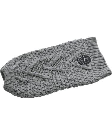 HUNTER Malm Grey Dog Sweater - Size 40 | Stylish & Warm International Shipping Available - Buy Online on GoSupps.com