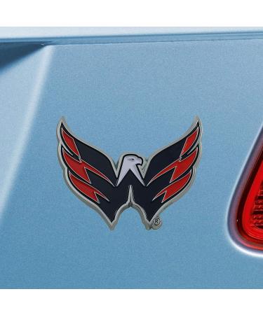 Washington Capitals NHL 3D Color Metal Emblem - Diecut Team Logo Auto Emblem by FANMATS - Buy Online on GoSupps.com