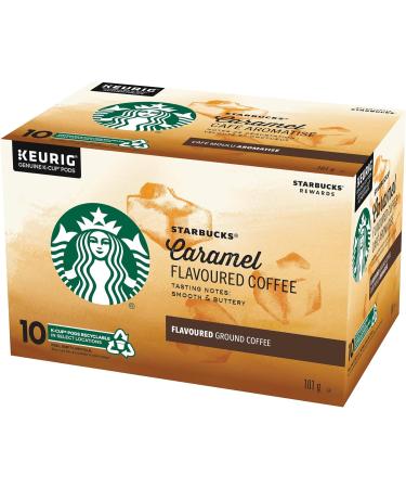 Starbucks Caramel K-Cups Single Serve Keurig Compatible Caramel Flavoured Coffee Pods for Keurig Brewers - 60 Capsules & Pike Place Medium Roast Coffee Single Serve Keurig K-Cup Pods 44 Capsules Caramel + Pike Place Caramel 10 Count (Pack of 6) - Buy Online on GoSupps.com