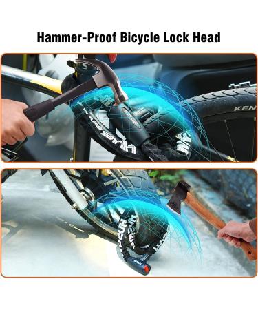 Husgw Bike Chain Locks  Bicycle Combination Lock 47 inch Anti-Theft Bicycle Chain Lock with Keys Lock Chain for Bike  Motorcycle  Bicycle  Door  Gate  Fence  Grill (Medium) - Buy Online on GoSupps.com